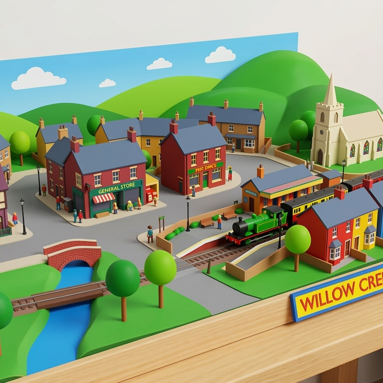 Model town project called Willow Creek